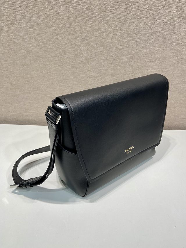 Prada original calfskin shoulder bag 2VD068 black