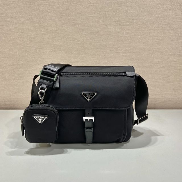 Prada original nylon shoulder bag 1BD994B black
