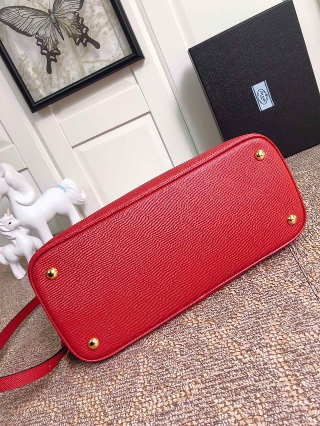 Prada original saffiano calfskin galleria large bag 1BG775 red