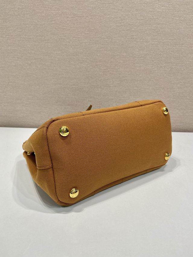 Prada original canvas jardiniere mini handbag 1BA038 tabacco