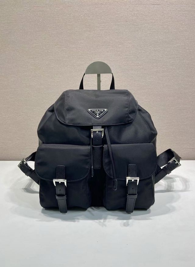 Prada original nylon medium backpack 2VE2811 black