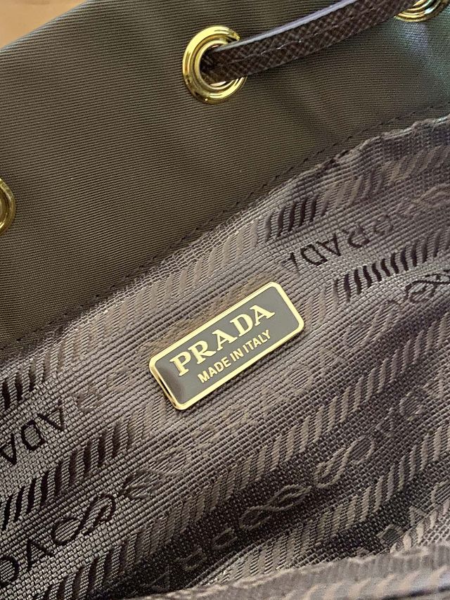 Prada original nylon mini backpack 1BH038 sienna