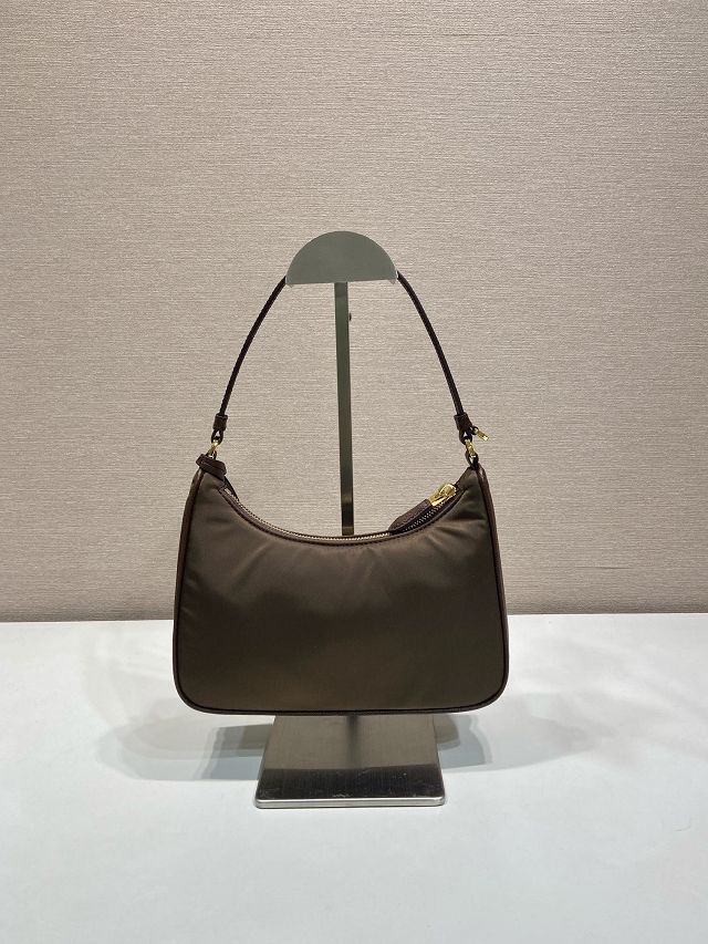 Prada original nylon re-edition 2005 mini bag 1N204M sienna