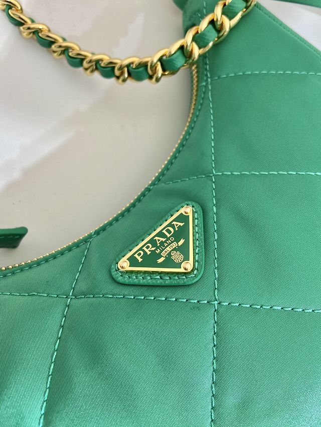 Prada original nylon re-edition mini bag 1BC204 green