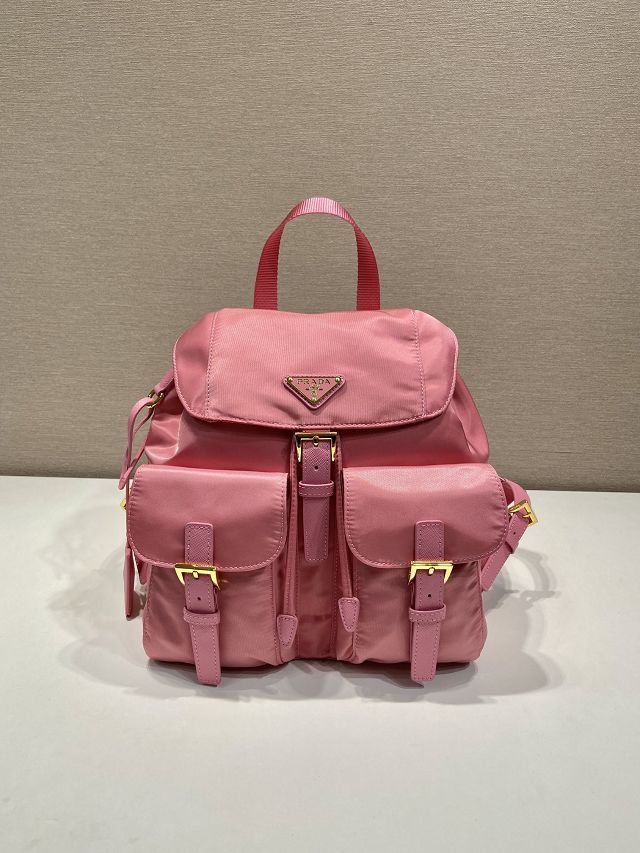 Prada original nylon small backpack 1BZ677 pink