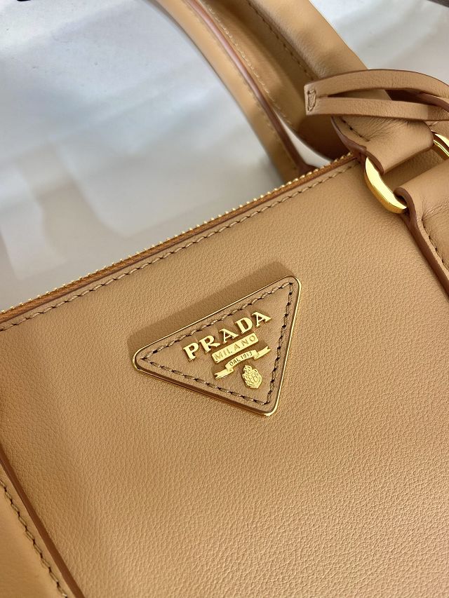 Prada original soft calfskin galleria large bag 1BA446 natural