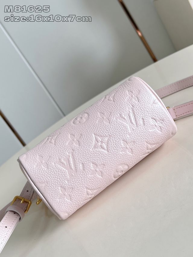 Louis vuitton original calfskin nano speedy M27107 snowy pearl