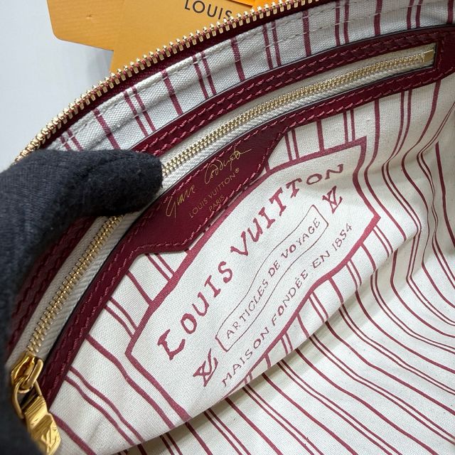 Louis vuitton original calfskin speedy soft 30 M25766 bordeaux