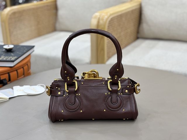 Chloe original calfskin small paddington bag CH0004 grenat