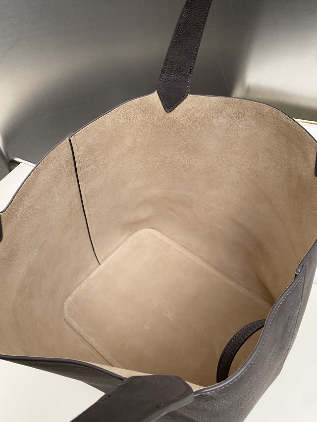 Alaia original nubuck calfskin cabas bag AL0010 grey