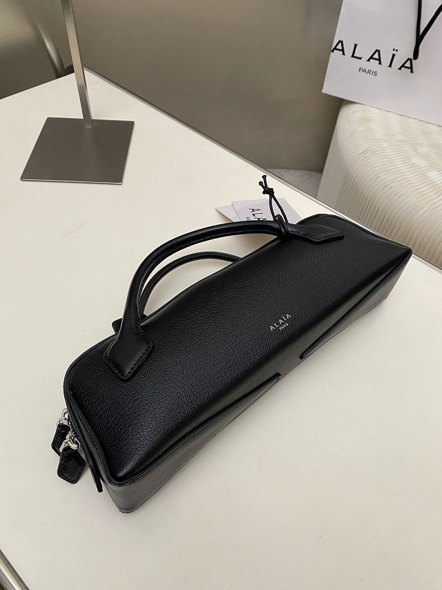 Alaia original lambskin le teckel clutch AL0022 black