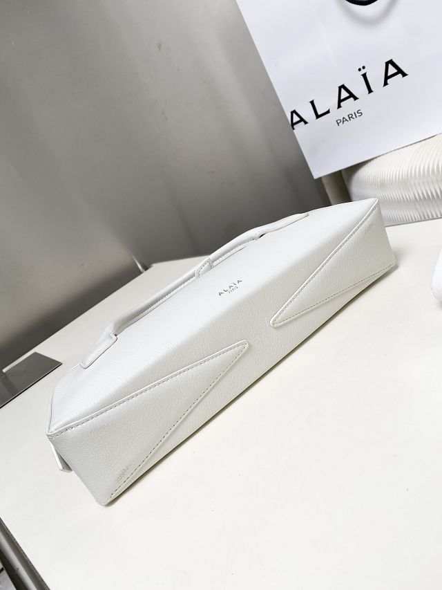 Alaia original lambskin le teckel clutch AL0022 white