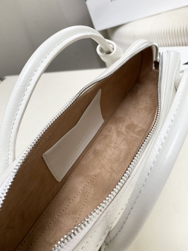 Alaia original lambskin le teckel clutch AL0022 white