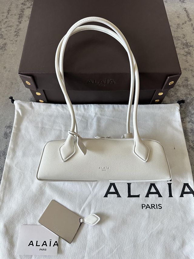 Alaia original lambskin le teckel small bag AL0023 ivory