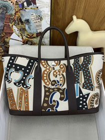 Hermes original canvas large garden party 36 bag HG0038 ebene 