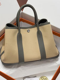 Hermes original canvas garden party large 36 bag HG0039 nata