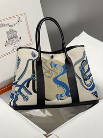 Hermes original canvas medium garden party 30 bag HG0030 black