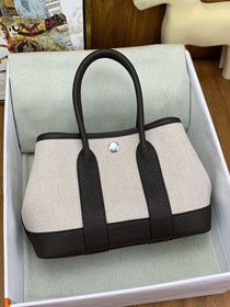 Hermes original canvas mini garden party 23 bag HG0023 ebene