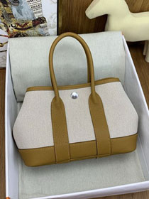 Hermes original canvas mini garden party 23 bag HG0023 sesame