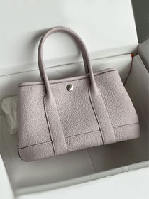 Hermes original negonda leather mini garden party 23 bag HG0023 mauve pale