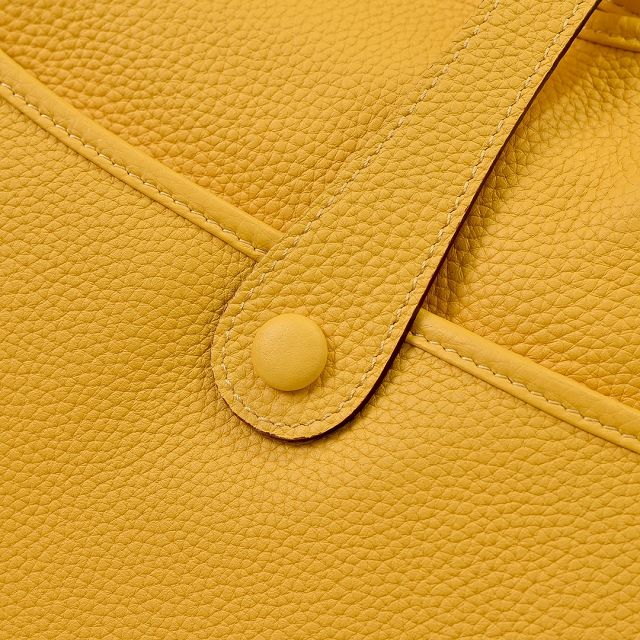 Hermes original togo leather evelyne pm shoulder bag E29 amber