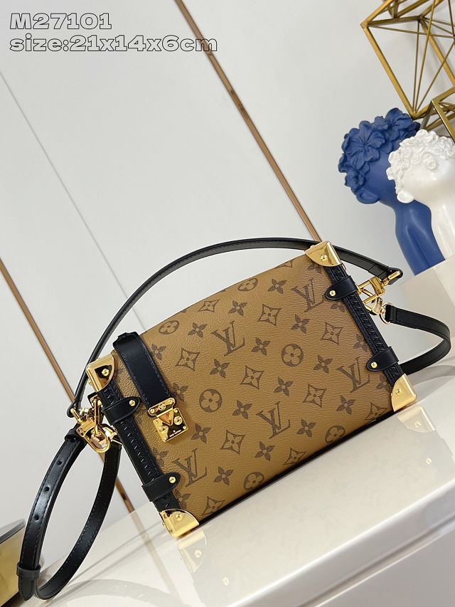 Louis vuitton original monogram reverse side trunk mm M27101 