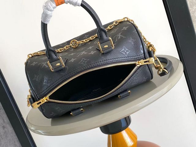 Louis vuitton original calfskin speedy 25 M26486 black
