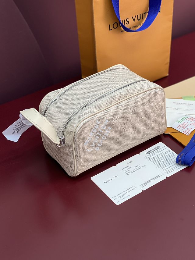 Louis vuitton original monogram canvas locker dopp kit M27158