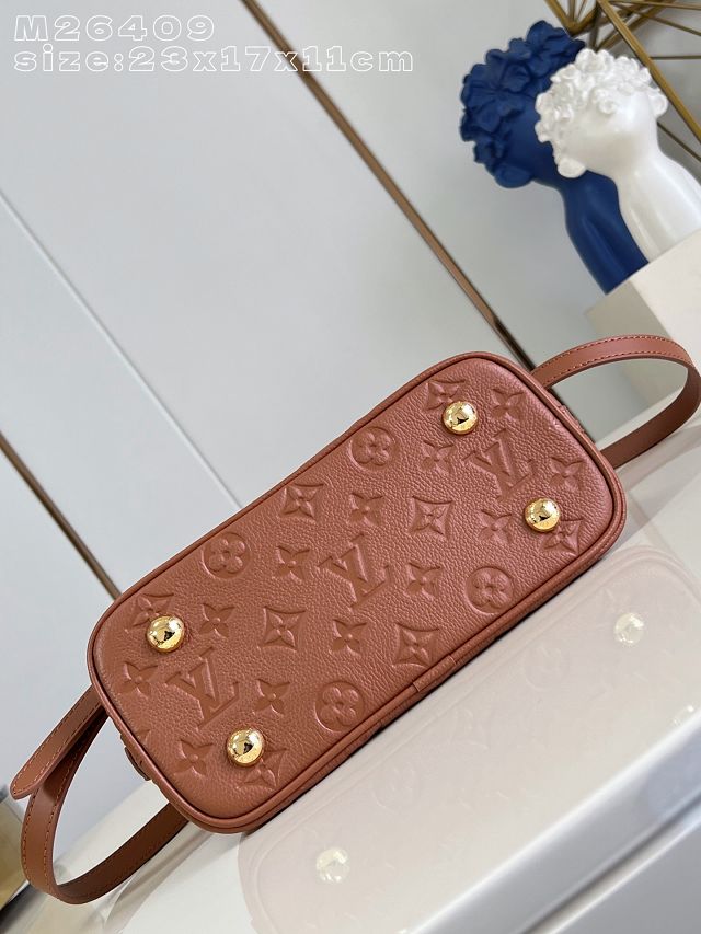 Louis vuitton original calfskin alma BB handbag M28661 tan