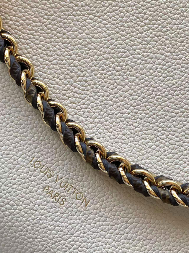 Louis vuitton original calfskin multipass handbag M28029 creme