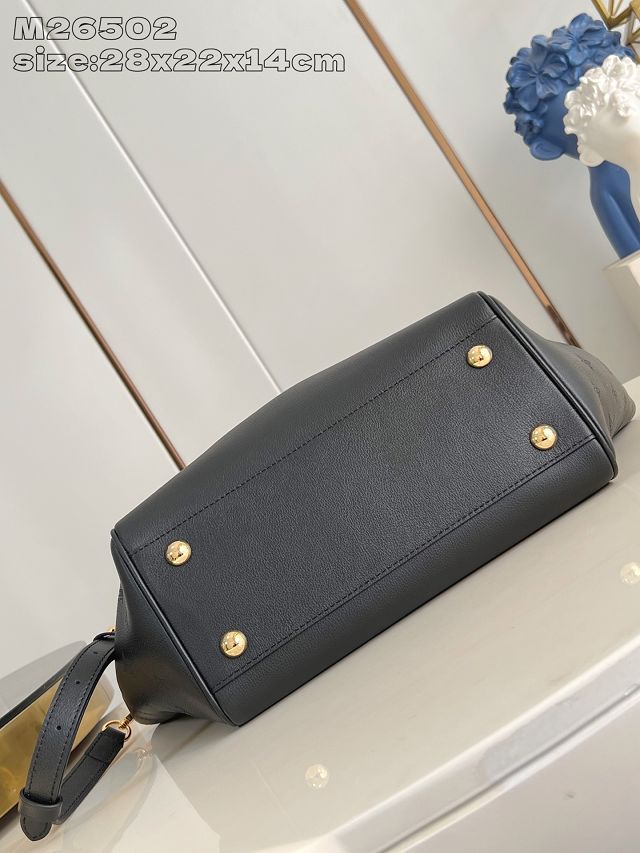 Louis vuitton original calfskin vendome pm handbag M26502 black