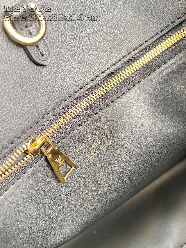 Louis vuitton original calfskin vendome pm handbag M26502 black