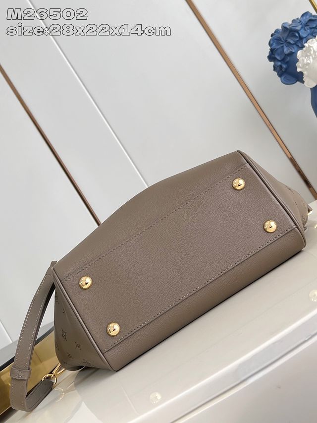 Louis vuitton original calfskin vendome pm handbag M27040 taupe