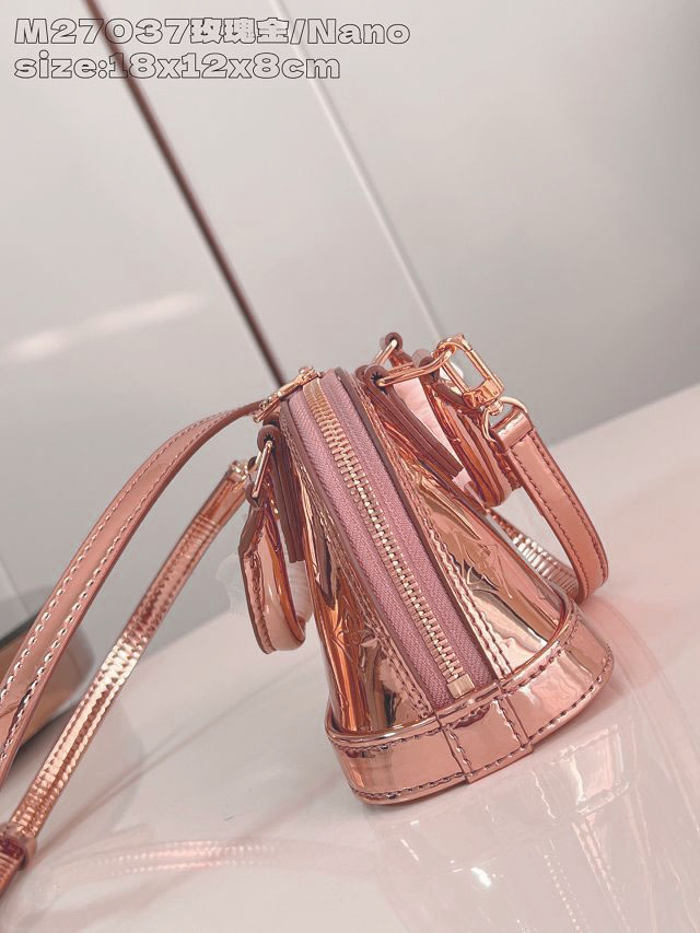 Louis vuitton original monogram miroir canvas nano alma M14339 copper