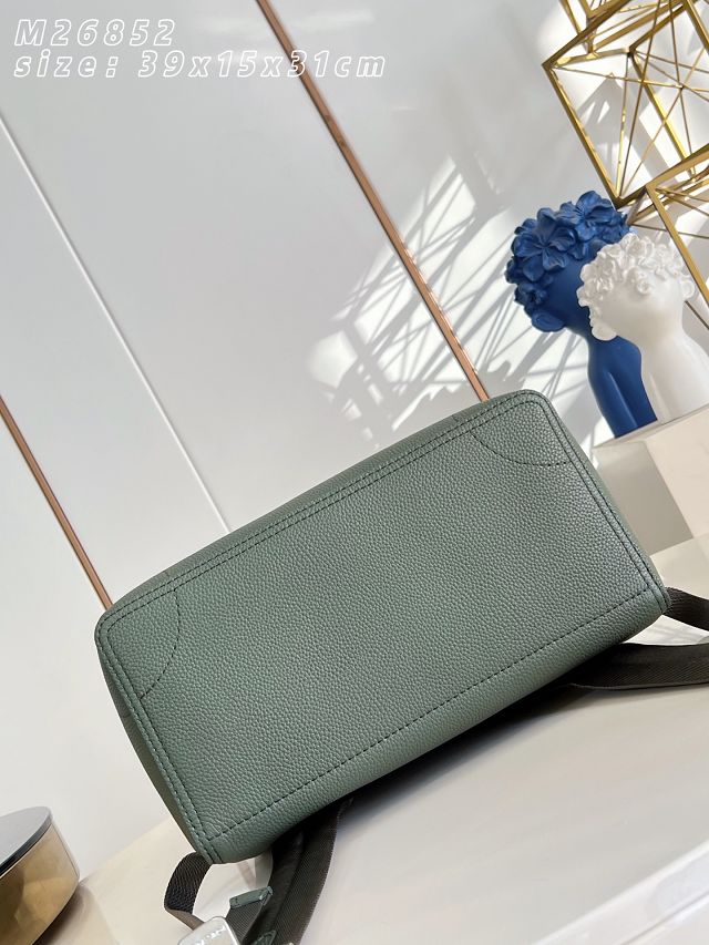 Louis vuitton original calfskin steamer backpack M26852 green