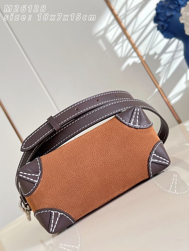 Louis vuitton original suede nano steamer M26128 tan