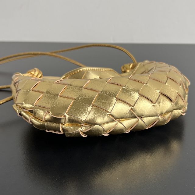 BV original lambskin mini sardine bag 744267 gold