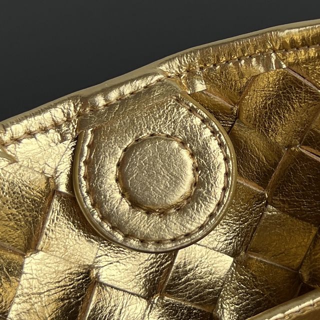 BV original lambskin mini sardine bag 744267 gold