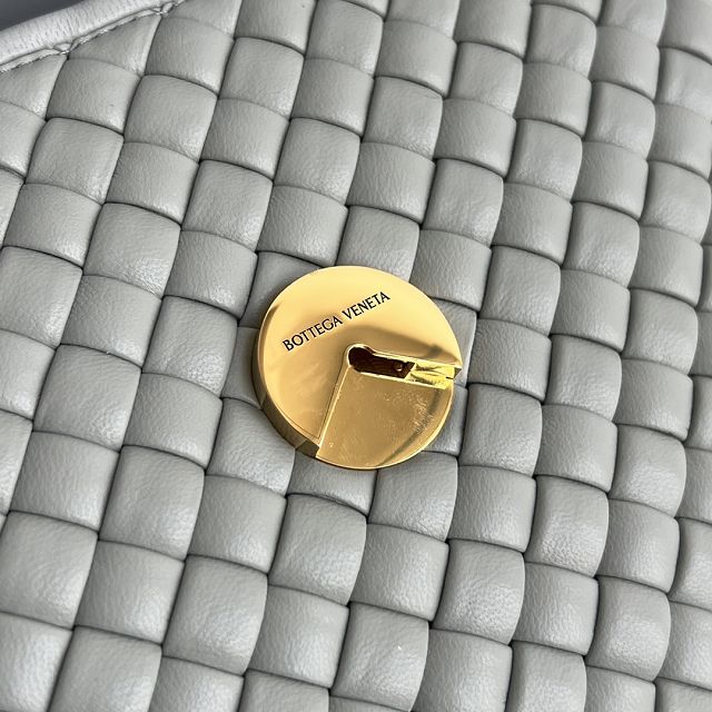 BV original lambskin patti top handle bag 776783 agate grey