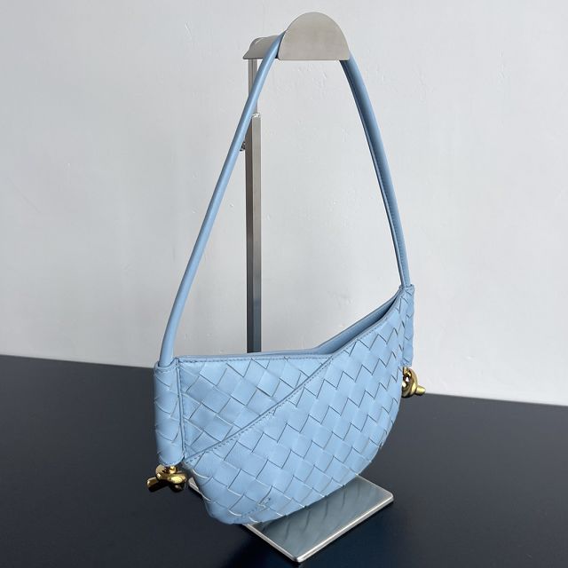 BV original lambskin baby solstice bag 796378 light blue