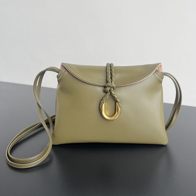 BV original calfskin small liberta bag 806030 seaweed