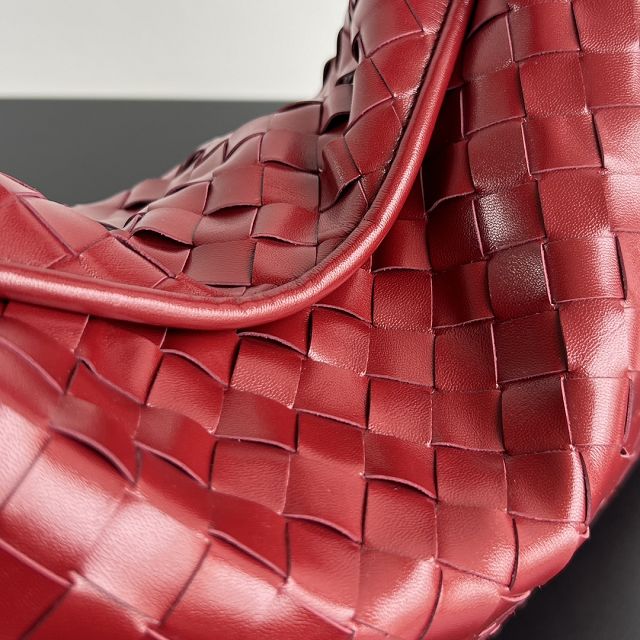 BV original calfskin medium hop bag 796262 red