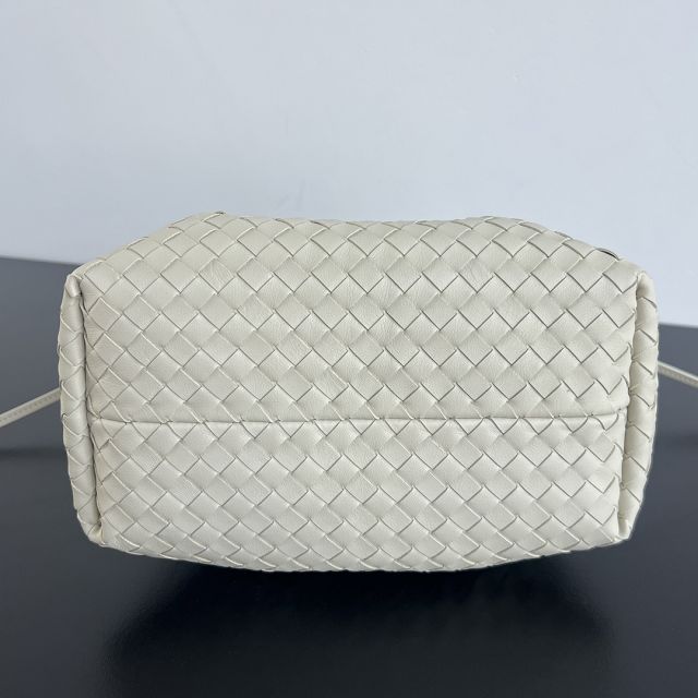 BV original calfskin small pinacoteca tote bag 819004 sea salt