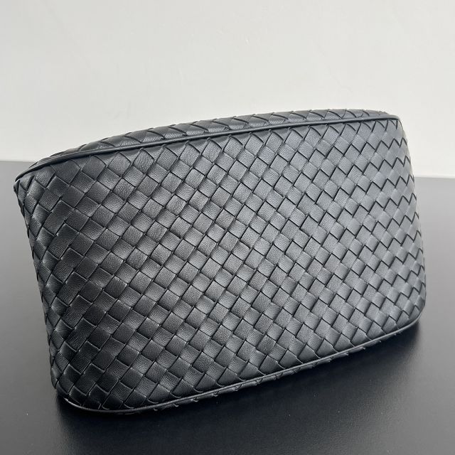 BV original lambskin basket bag 836261 black