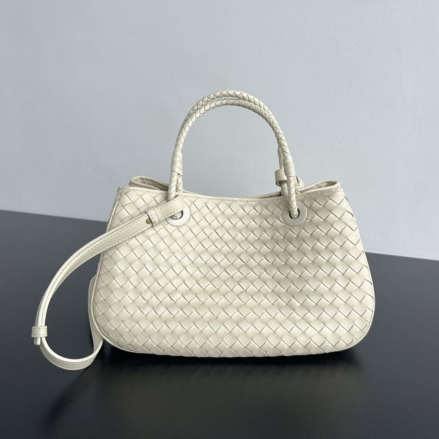 BV original lambskin basket bag 836261 sea salt