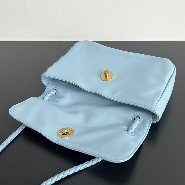BV original lambskin madison shoulder bag 836296 light blue