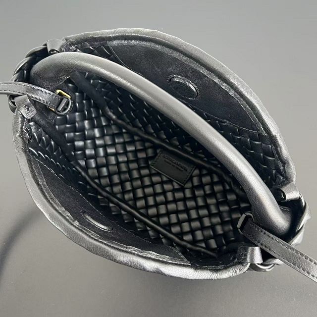 BV original lambskin small cobble top handle bag 805739 black