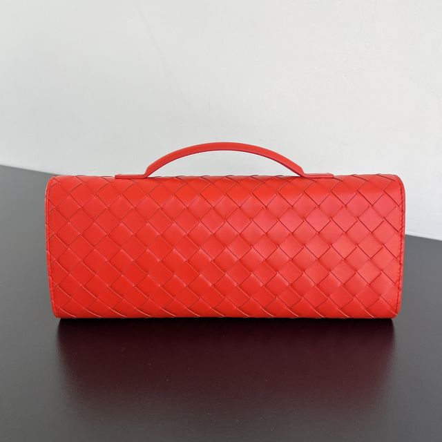 BV original lambskin andiamo long clutch 741511 cherry tomato