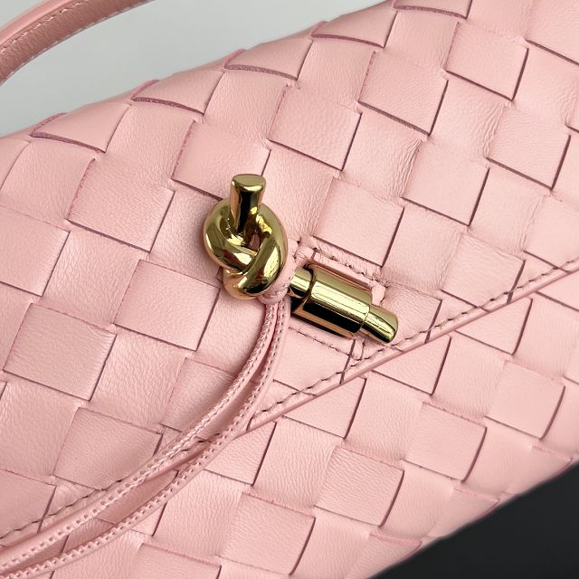 BV original lambskin andiamo long clutch 741511 rose