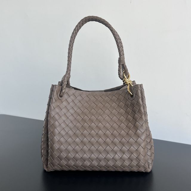 BV original lambskin large parachute shoulder bag 796571 pinecone